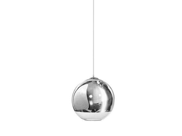 AZzardo SILVER BALL závěsné svítidlo 1x E27 60W bez zdroje 25cm IP20, chromové