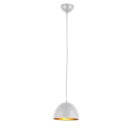 AZzardo závěsné svítidlo Modena 18 bílá / zlatá 60W E27 AZ1396
