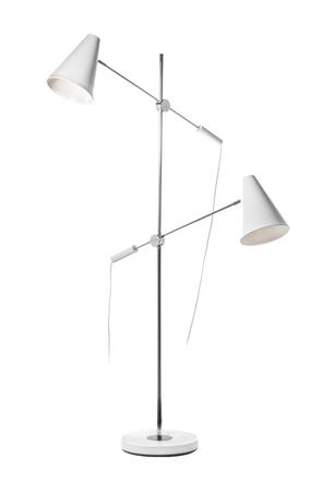 AZzardo stojací lampa Kaja bílá 2x E14 AZ2863