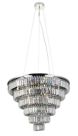 Závěsné/stropní přisazené svítidlo AZzardo Salerno XL pendant/top AZ2927 G9 12x40W IP20 80cm křišťálové