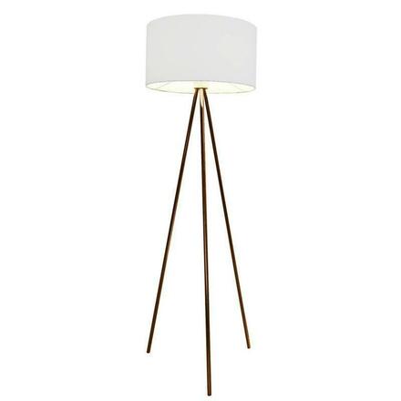Stojací lampa AZzardo Finn copper white AZ3009 E27 1x60W IP20 45cm bílo-měděná