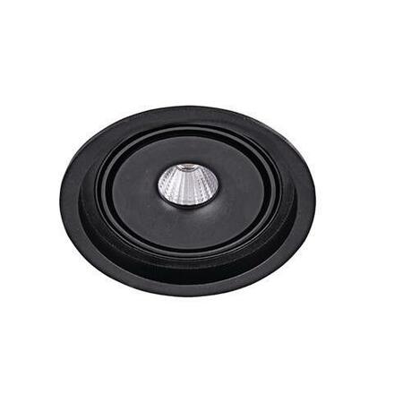 LED Zápustné bodové svítidlo AZzardo Boston 1 Round black AZ3470 10W 810lm 3000K IP20 12cm kulaté černé stmívatelné