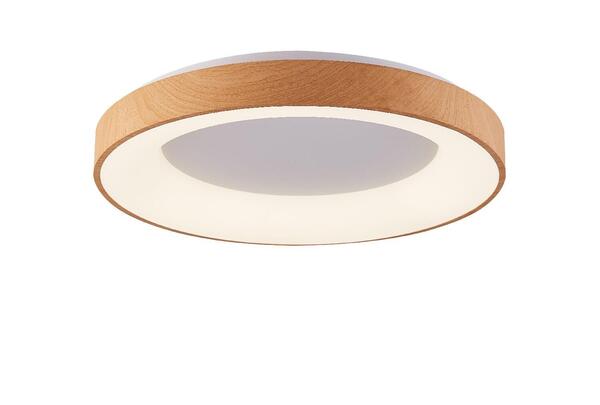 AZzardo SANTANA stropní svítidlo LED 80W 4800lm 3000-6500K  80cm IP20, dřevěný dekor + ovladač