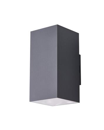 AZzardo ROLAND 2 venkovní nástěnné svítidlo LED 18W 1600lm 3000K hranaté IP65, tmavě šedé