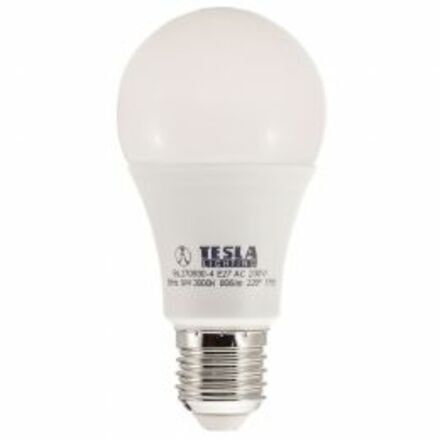 TESLA - LED žárovka BULB, E27, 9W, 230V, 806lm, 25 000h, 3000K teplá bílá, 220° BL270930-4