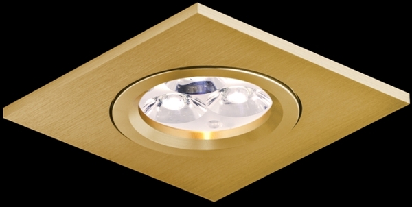 BPM Vestavné svítidlo HALKA LED  zlatá 7W 40° 3000K 500lm 230V 2021LED1.D40.3K