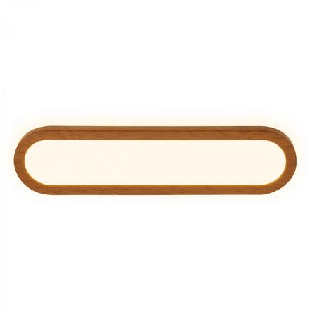 BRILONER Pil svítidlo k zrcadlu - 10W, 1200lm, LED, přímé a nepřímé osvětlení, 35cm, teplá bílá, barva dřeva 2193014