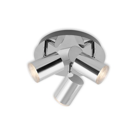 BRILONER bodové svítidlo pr. 21 cm 3xGU10 max. 5W chrom IP44 BRI 2731-038
