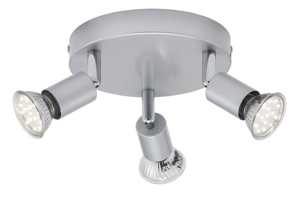 BRILONER Bodové svítidlo pr. 16 cm 3xGU10 8,7W 780lm titan BRI 2906-034