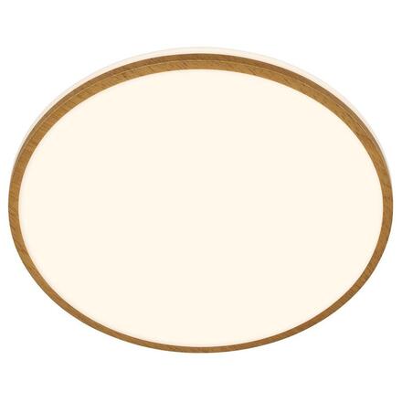 BRILONER Acorus W stropní svítidlo pr.33 cm - 18W, 1850lm, LED, IP44, teplá bílá, bílé/dřevo 3871014