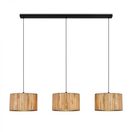 BRILONER Slama závěsné svítidlo, stínidlo z mořské trávy, 3xE27 patice, přírodní 4855034