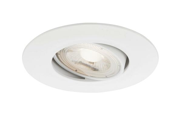 BRILONER LED vestavné svítidlo, pr. 9 cm, 4,9 W, bílé BRI 7048-016