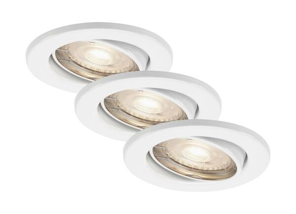 BRILONER 3ks sada LED vestavné svítidlo, pr. 8,6 cm, 5 W, bílé BRI 7277-036