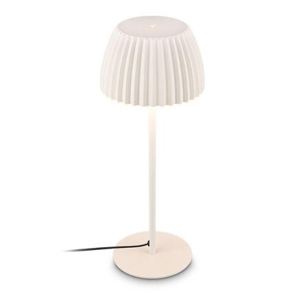 BRILONER Loca stolní lampa - 8W, 800lm, LED, dotykový vypínač, stmívatelná, teplá bílá, starobílá 7625016
