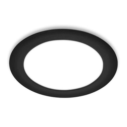 BRILONER Jeft vestavný spot 22mm - 230V, 18W, 1980lm, LED, neutrální bílá, černá 7995015