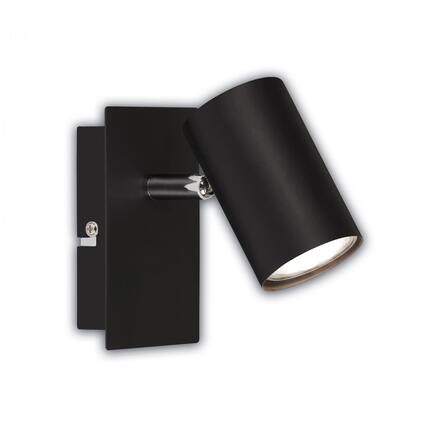 BRILONER Isil A LED nástěnné svítidlo do interiéru, třída A, nastavitelné, černá 2840015