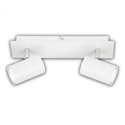 BRILONER Isil A LED stropní bodové svítidlo, třída A, 2-ramenné, 50.000h, nastavitelné, bílé 2840026