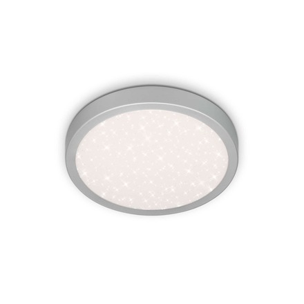BRILONER LED stropní svítidlo pr. 28 cm 18W 2000lm stříbrná BRILO 3048-014