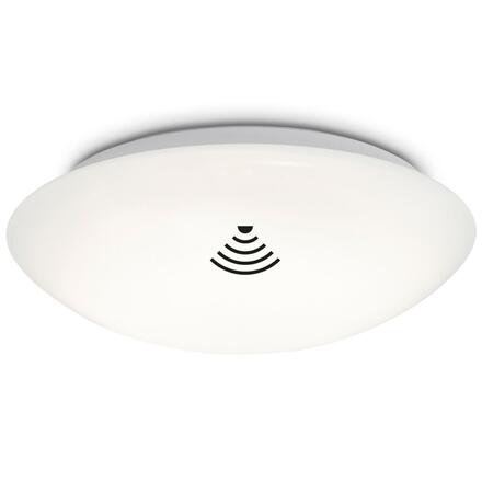 BRILONER LED stropní svítidlo s čidlem, pr. 38 cm, 22 W, bílé IP44 BRILO 3362-116