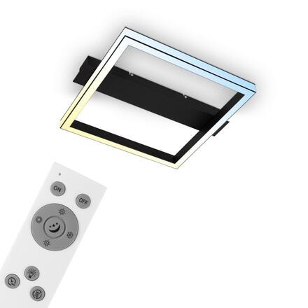 BRILONER CCT stropní svítidlo, 42 cm, 26W, 2500lm, černá 3760015