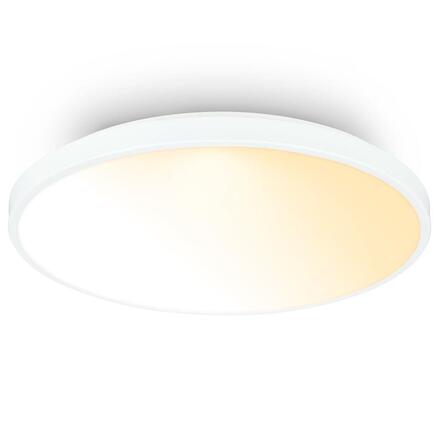 BRILONER Competo stropní svítidlo pr.38 cm - 24W, 2600lm, stmívatelné, dálkový ovladač, CCT teplá/neutrální bílá, bílé 3906016