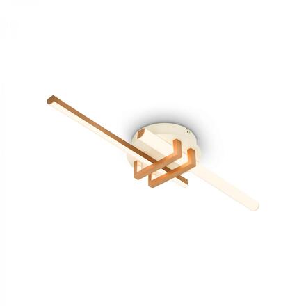 BRILONER Tinka stropní svítidlo 78x16 cm - 18W, 2000lm, LED, teplá bílá, kávová 3953024