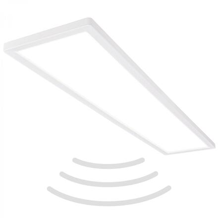 BRILONER Move LED stropní svítidlo do koupelny, přímé a nepřímé osvětlení, pohybové čidlo, bílé 7528416