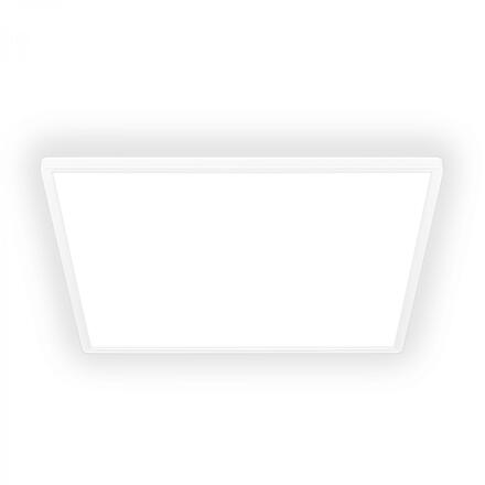 BRILONER Tava LED stropní svítidlo, ploché, přímé a nepřímé osvětlení, 6000 lm, 45 W, bílé, 56x56 cm 7535416