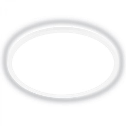 BRILONER Tava A LED stropní svítidlo, energetická třída A, přímé a nepřímé osvětlení, 50.000h životnost, kruhové 42 cm, bílé 7548016