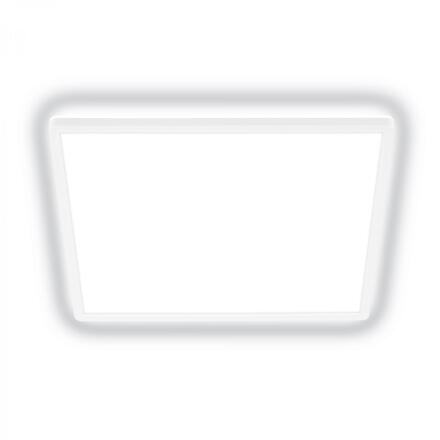 BRILONER Tava A LED stropní svítidlo, energetická třída A, přímé a nepřímé osvětlení, 50.000h životnost, 42x42 cm, bílé 7549016