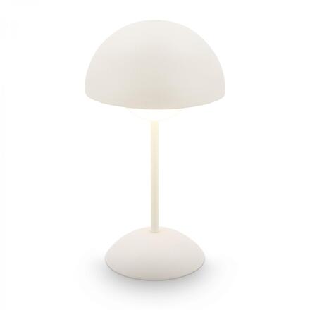 BRILONER Kugle stolní lampička - 3W, 250lm, bezdrátová, LED, stmívatelné, dotykový vypínač, teplá bílá, bílá 7578016