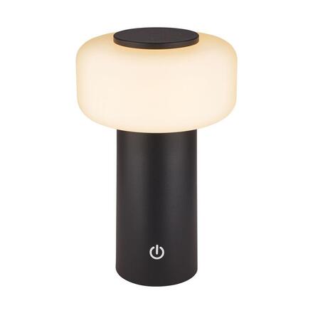 BRILONER Juna stolní lampa - 1,8W, 210lm, nabíjecí, LED, stmívatelné, dotykový vypínač, teplá bílá, antracit 7580015