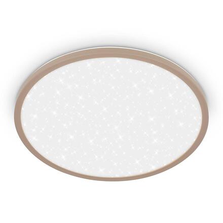BRILONER Slim svítidlo LED panel pr.37,5 cm - 22W, 3000lm, hvězdné nebe, neutrální bílá, béžová 7654011