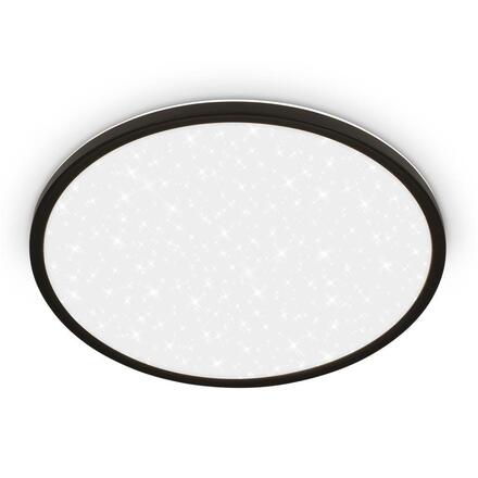BRILONER Slim svítidlo LED panel pr.37,5 cm - 22W, 3000lm, hvězdné nebe, neutrální bílá, černá 7654015