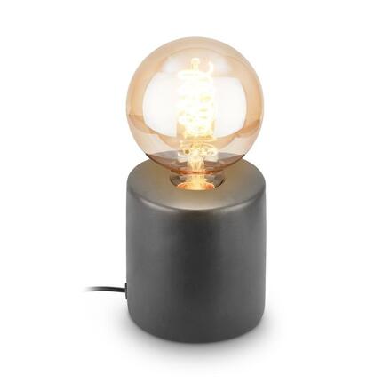 BRILONER Tubo stolní lampička - s vypínačem, E27 patice, max. 10W, antracit 7658015