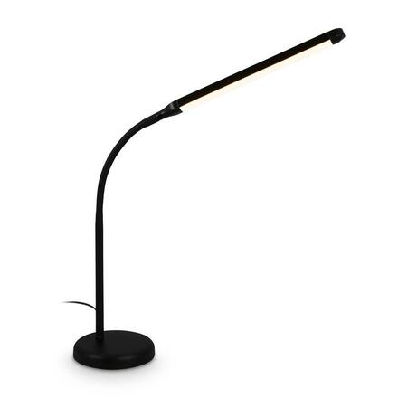 BRILONER Mura stolní lampička - 6W, 600lm, LED, stmívatelné, dotykový vypínač, nastavitelné, černá 7660015