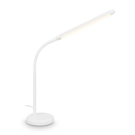 BRILONER Mura stolní lampička - 6W, 600lm, LED, stmívatelné, dotykový vypínač, nastavitelné, bílá 7660016