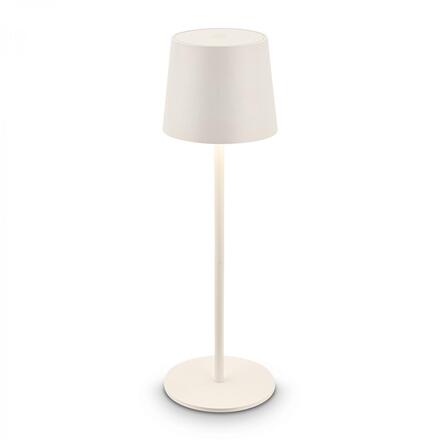 BRILONER Bota stolní lampa - 1,8W, 120lm, nabíjecí, LED, stmívatelné, dotykový vypínač, teplá bílá, bílá 7708016
