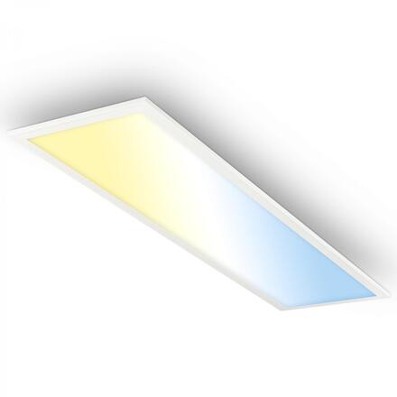 BRILONER Piatto svítidlo LED panel 100x25 cm - 24W, 2600lm, stmívatelné, dálkový ovladač, CCT, bílé 7767016