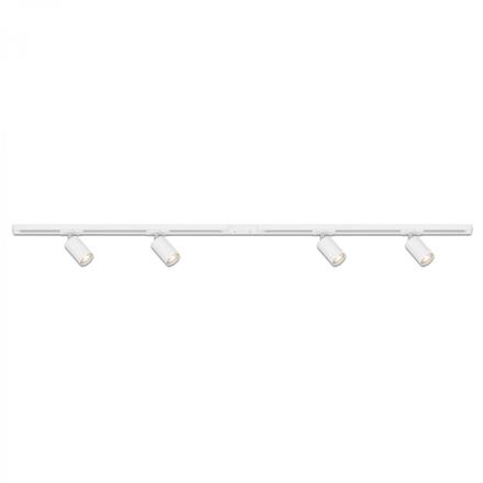 BRILONER Startovací sada lištový systém 150cm - 2x 230V lišta 1-fázová, 4 spoty GU10, bílé 8000046