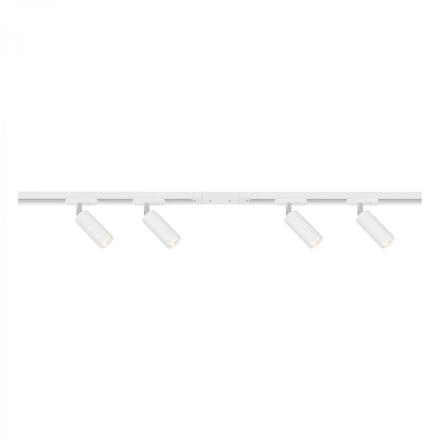 BRILONER 1-fázový lištový systém, kompletní sada, 4x LED spoty, bílá 8017046
