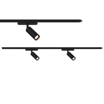 BRILONER Luxtrail lištový systém, prodlužovací sada, 2x LED spoty, černá 8026025