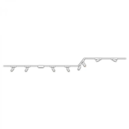 BRILONER Luxtrail lištový systém, 6x spot, 2x track svítidlo, do U/Z, bílá 8038086