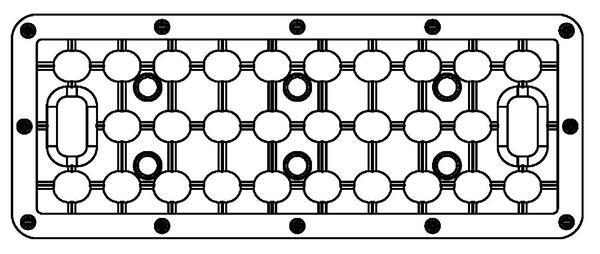 CENTURY SADA 3 čoček 50x90d pro svítidlo EXTREMA