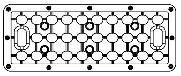 CENTURY SADA 3 čoček 50x90d pro svítidlo EXTREMA