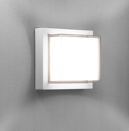 CENTURY PURA LED venkovní nástěnné svítidlo Square bílá 10W 3000K IP65