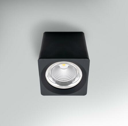 CENTURY Stropní svítidlo LED QUBE ČERNÉ 131x131x133mm 25W 230V 3000K 45d IP20