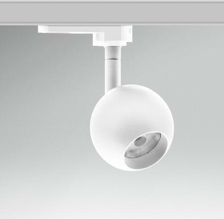 CENTURY Svítidlo pro 3fázovou lištu REGIA SHOP MINI SPHERE bílá LED 10W 3000K CRI90 UGR16