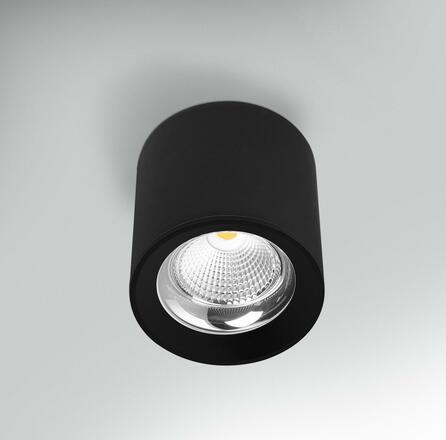 CENTURY Stropní svítidlo LED RONDO černé pr.170x185mm 35W 230V 3000K 45d IP20