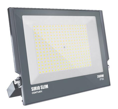 CENTURY LED reflektor SIRIO SLIM 200W 6000K 110d 303x366x34mm IP66 IK08